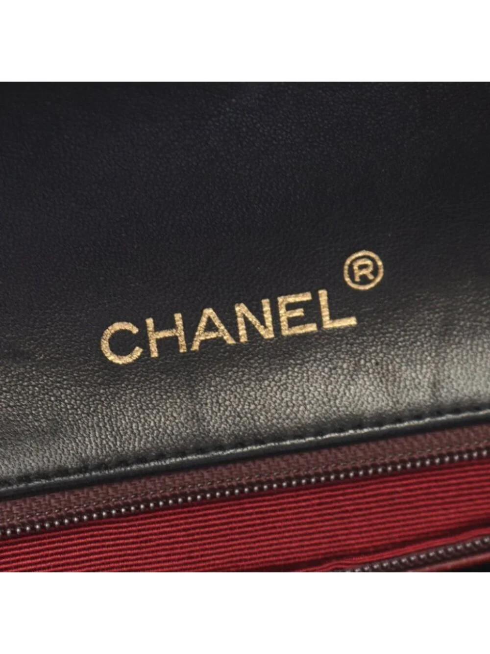Chanel Handbag Quilted Black Lambskin Top Handle
